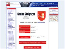 Tablet Screenshot of bip.skolyszyn.pl